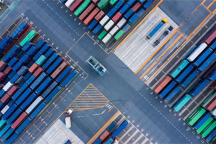 Procure Analytics Landscape 1 aerial image of storage containers