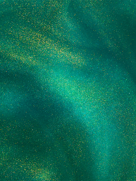 Generic Portrait 34 green and gold glitter image