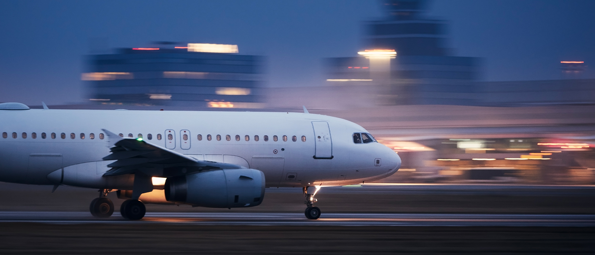 Bradford header image airplane taking off